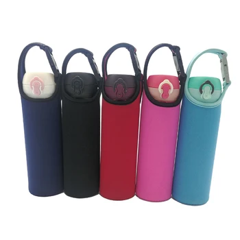 2019 5 Renkler Bez termos Bardak Çanta su şişeleri kol örtüsü Taşıyıcı sıcak ısı yalıtım su şişe çantaları