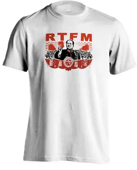 2019 Sıcak Satış IT Crowd-RTFM Başkan Mao Roy T-shirt Tee gömlek