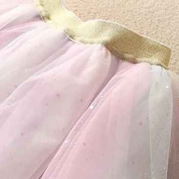 2020 Yeni Bebek Kız Unicorn Giyim Seti pamuk kapüşonlu + Tutu Sequins Etek 2 ADET Toddler Kız Prenses Elbise Takım Elbise 2-10Y