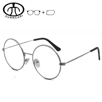 2020 yuvarlak gözlük gözlük çerçevesi erkekler / kadınlar temizle sahte gözlük gözlük yuvarlak gözlük çerçeveleri kadınlar/erkekler için