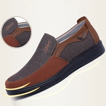 2021 Kanvas ayakkabılar Erkekler Yaz Klasik Loafer'lar Erkekler rahat ayakkabılar Nefes Yürüyüş Düz erkek ayakkabısı Zapatos Sneakers Artı Boyutu 48