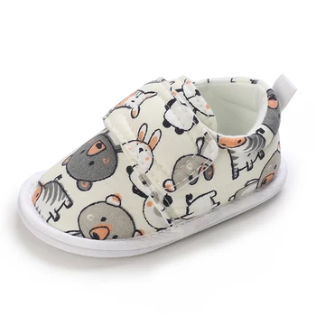 2022 İlkbahar ve Sonbahar Yeni Yenidoğan Bebek Bebek Erkek Kız Moda rahat ayakkabılar Sevimli Karikatür Yumuşak Bebek Pamuk Beşik Ayakkabı 0-18M
