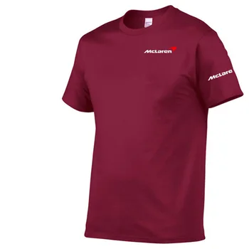 2022 Satış erkek tişört McLaren Yaz Üniforma Kişilik Baskı %100 % Pamuklu Gömlek Ekip Boyun T-shirt Moda Trendi Yarış Arpacık