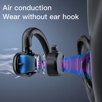 2022 TWS T8 Hifi Bluetooth Kemik iletimli kulaklık Kulak Kancası Kulaklık Oyun Kulakiçi Kaliteli kablosuz bluetooth Kulaklık
