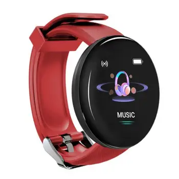 2022 Yeni D18S Renkli Dokunmatik Ekran 3D Spor İzle Pedometre akıllı saat Spor nabız monitörü Kadın Saat Smartwatch