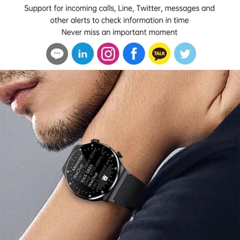 2022 Yeni EKG+PPG Bluetooth Çağrı akıllı saat Erkekler spor bilezik NFC Su Geçirmez Özel İzle Yüz Erkekler ios için akıllı saat Android