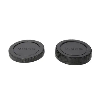 2022 Yeni Kamera Gövde Kapağı Arka Lens Kapağı Koruma Toz Geçirmez Plastik Yedek Olympus Panasonic için Mikro 4/3 Montaj