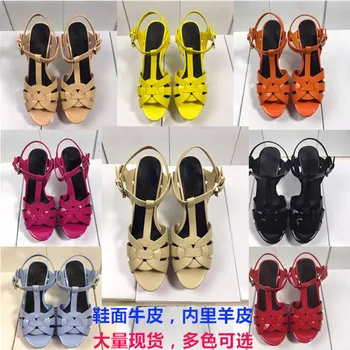 2022 Yeni Trend kadın ayakkabısı Sandalet Şeker Renk Podyum Su Geçirmez Sandalet Seksi Gece düğün ayakkabısı Stilettos 10cm Yüksek Topuk