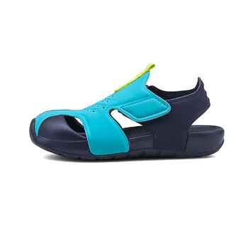 2022 Çocuk Sandalet Yaz Erkek rahat ayakkabılar Nefes Örgü Rahat Yeni Moda Kızlar Kırmızı Sandalet Çocuk Erkek Spor Ayakkabı