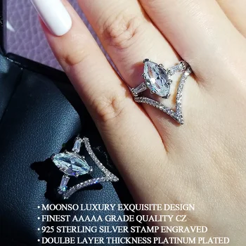 2023 Moda gümüş renk sevimli Moda Yüzük Kız Aşk Parti noel hediyesi Takı Toptan Anillos Mujer R5844b
