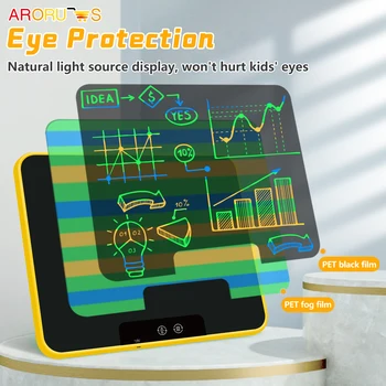 23 İnç Şarj Edilebilir LCD Ekran yazma tableti Elektronik Çizim Kurulu Renkli El Yazısı Pad çocuk Oyuncakları İş ve Ev