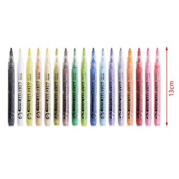 24 Renk Akrilik Boya Kalemleri Su Geçirmez keçeli kalem Kalemler Akrilik Kalemler DIY Kaya Taş Seramik Cam Kupalar Ahşap