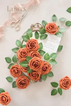 25 adet gül çiçek Yapay Çiçekler Buket Düğün Parti Dekoratif DIY çiçek Düğün dekorasyon