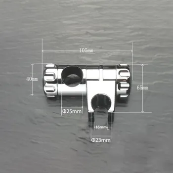 25mm Duş Başlığı Tutucu Raylı Slider Ahize Braketi Seti Krom Ayarlanabilir Kullanışlı Uyar 25mm Yükseltici Rayları