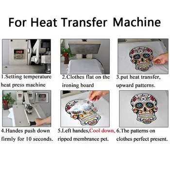 25x14cm Basit harfler Demir on Yamalar DIY ısı transferi giysi T-shirt termal transfer çıkartmalar Dekorasyon baskı