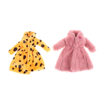 28cm 30cm Blythe Doll BJD Bebek Bornoz Pijama Moda Elbise Aksesuarları Kız Oyuncak Bebek Hediye DIY Elbise