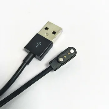 2pin Bilekliği Şarj Hattı akıllı saat Mıknatıs Emme şarj kablosu 2-pin 2.84 mm USB Güç Şarj Kabloları Acil Koruma