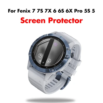 3 Adet 9H Ekran Koruyucu Garmin Fenix 7X 6X Pro 7 6 Pro 6S 5 5S akıllı saat Temperli Cam Ekran Koruyucu koruyucu film