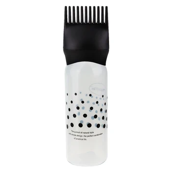 3 Renk şampuan şişesi Plastik Yağ Tarak Aplikatör Şişeleri Büyük Kapasiteli Dağıtım Salon Saç Boyama Şekillendirici Aksesuarları