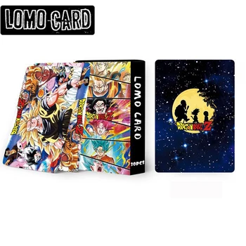 30 Adet / dragon topu Lomo Kartları çift Taraflı japon animesi Yedi Son Goku çocuk Masa Oyunları Z Savaş Kartları Koleksiyonu Oyuncaklar