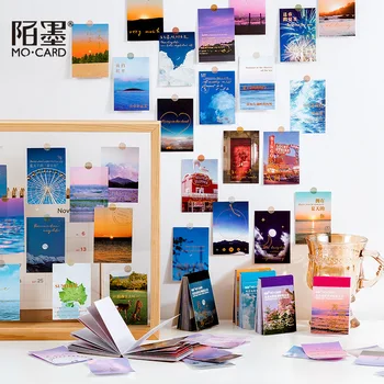 30 Adet Manzara Kitap Serisi Dıy Günlüğü Çıkartmalar Doğa Manzara Dekoratif Sticker Dekor Günlüğü Günlüğü Dizüstü Bilgisayarlar Karalama Defteri