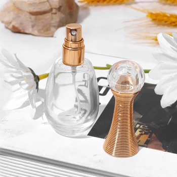 30ml Parfüm Sprey Şişesi Damla Tipi Şeffaf Cam Şişe Sıvı Dağıtıcı Taşınabilir Mini Parfümcü Dağıtım Şişesi Toptan