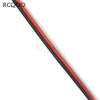 32 feet 26AWG Servo Uzatma Kablosu 3pin 30 Kordon Kurşun Genişletilmiş Kablo DIY Modeli RC Uçak araba kabloları (Siyah-Kırmızı-Beyaz)