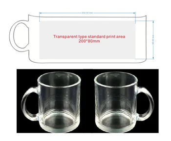 325 ML (11 oz) DIY baskı Cam Kupa Bardak özelleştirmek Fotoğraf Görüntü LOGO Metin Şeffaf Beyaz Yaratıcı Hediyeler Hatıra Promosyon Satmak