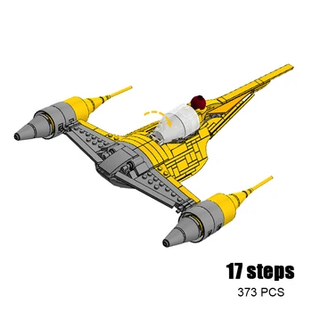 373 ADET MOC Uzay Serisi N-1 Sarı Uçak Navigator Uçak Modüler Kıyamet Modeli Yapı Taşları Tuğla Çocuklar Çocuklar için