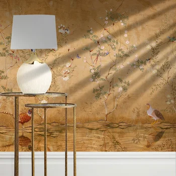 3D duvar kağıdı Pastoral çiçek duvar oturma odası dekorasyon duvar kaplaması ev dekorasyonu yatak odası için