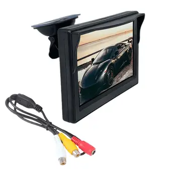 4.3 İnç Araba Monitör TFT LCD HD Dijital 2 Yönlü Video Girişi HD Dijital Park Ters Dikiz Kamera DVD VCD Araba Aksesuarı