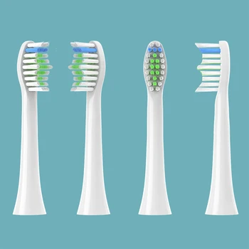 4 adet Doxo Yedek Fırça Akıllı Elektrikli Diş Fırçası Yerine Temiz Fırça Kafaları Diş Memesi Yumuşak Kıl Diş Fırçası Kafaları