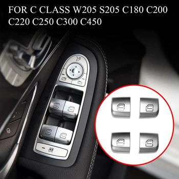 4 ADET Kapı pencere camı Kaldırıcı Kontrol Anahtarı Düğmesi Mercedes-Benz C Sınıfı için W205 GLC W253