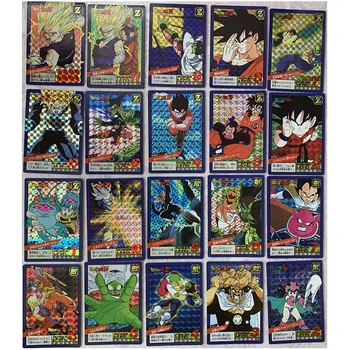 40 adet Kartları dragon topu Z Goku Broly Flash Kart Aksiyon oyuncak figürler Hatıra Baskı Oyunu Flash Kart Toplama Kartları