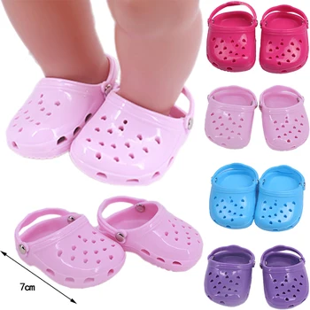 43 cm Doğan Bebek Bebek Ayakkabıları 18 İnç amerikan oyuncak bebek Aksesuarı Kız Oyuncak 43 cm Doğan Bebek Giysileri Aksesuarları Bizim Nesil