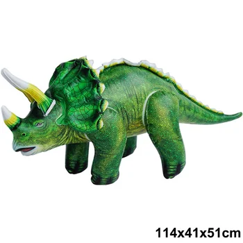 43 inç Triceratops Balon Şişme Ayakta Dinozor Erkek çocuk oyuncak hediyeler Dinozor Doğum Günü partisi dekorasyon Jurassic dinozor