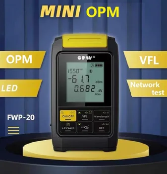 4ın1 Optik Güç Ölçer OPM led ışık Görsel Hata Bulucu Ağ Kablosu Testi Fiber Optik Test Cihazı 5km 15km 30MW VFL FTTH