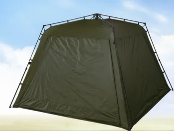 5-8people Büyük askeri çadır açık kamp çadırı Ordu Yeşil Pavilion Hızlı Açık Dörtlü çadır sineklikler 300*300*230cm