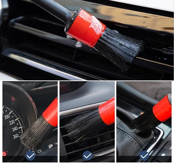 5 Adet Detaylandırma Fırça Seti araba Fırçaları Araba Detaylandırma Fırçası araba Temizleme Aracı Dashboard Hava Çıkış tekerlek fırçası Araba Aksesuarları