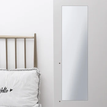5 ADET DIY Ayna Ultra ince Kendinden Yapışkanlı Tam Vücut Yumuşak Ayna Banyo Yatak Odası Güzellik Dekorasyon Ayna Sticker 15 * 15cm