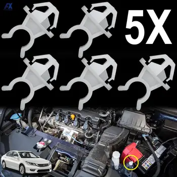 5 adet Hood Destek Bonnet Çubuk Prop Klip Kanca Tutucu 91503SS0003 Honda Fıt Caz Cıvıc Odyssey Accord Acura Integra RDX TSX