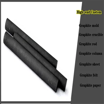 5 adet Siyah Karbon Çubuk Grafit Elektrot Silindir Çubuklar Çubuklar 10x100mm Sanayi Araçları İçin Yüksek Sıcaklık Karbon Grafit