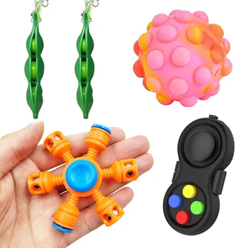 5 Adet stres oyuncakları Paketi Seti Kız Erkek Serin Araçlar Otizm Duyusal Stres Giderici Çocuklar İçin Fidgetspeelgoed Antiestres Niño