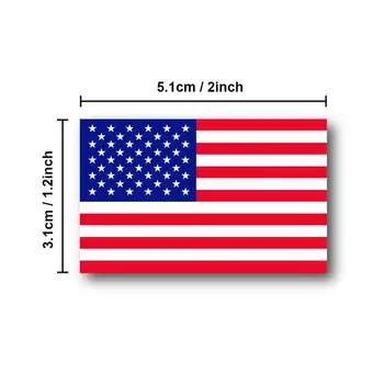 50-250 Adet Amerikan Bayrağı Çıkartmalar ABD Vatansever Etiket Dizüstü Bilgisayarlar İçin Kartları Ve Scrapbooking Ofis Kırtasiye Sticker