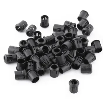 50 Adet / grup Lamba Soketi Diyot Tutucu Plastik Siyah Klip Çerçeve Montaj Faydalı 3mm 5mm 8mm 10mm LED