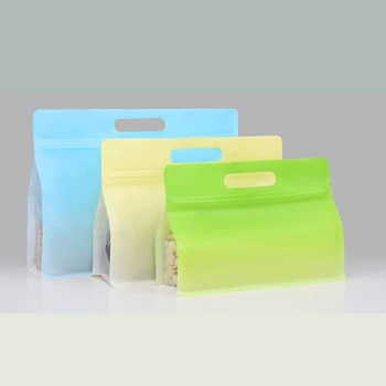 50 Adet Renkli Plastik Zip Kilit Stand Up Çanta Fermuar Kavrama Mühür Açılıp Kapanabilir Yeniden Kapatılabilir Gözyaşı Çentik Doypack Gıda Kahve Çekirdeği Torbalar