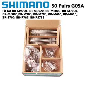 50 Pairs Orijinal SHİMANO G05A G03S MTB disk fren Reçine Pedleri İçin 1 ADET BR-M9000/M9020/M987/M985/M8000/M785/M7000 / M6000 / M675
