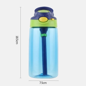 500 ml Yürüyüş Tırmanma Şişe BPA Ücretsiz Açık Çocuk Spor Şişe Saman ile Su için Benim Çocuk Su meyve suyu şişesi Sağlıklı Yaşam