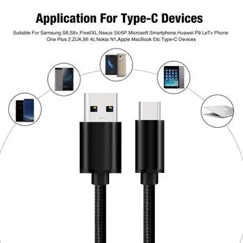 60W QC 3.0 Hız 5G C Tipi USB kablosu 2m 3A PD Nintendo Anahtarı için USB3. 1 Gen1 Tip-C Kablo hızlı şarj Samsung Huawei Xiaomi için