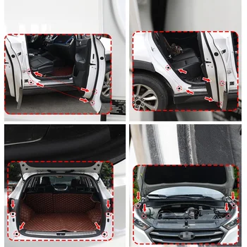 8 adet Araba kapı ses geçirmez darbeye dayanıklı tampon yastık pedi Modifikasyonu İçin Fit Mitsubishi Asx Outlander Pajero Eclipse aksesuarları